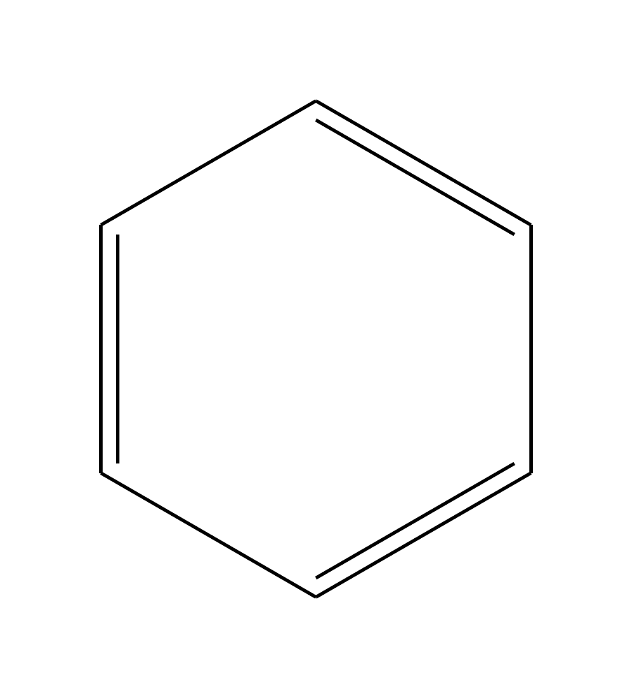 Chemical Molecules — A ring needs its bond pattern. Source page.