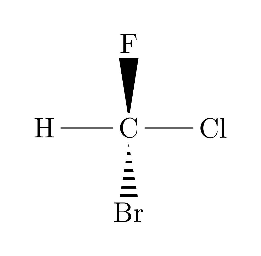 Chemical Molecules — Solid and hashed wedges must survive. Source page.