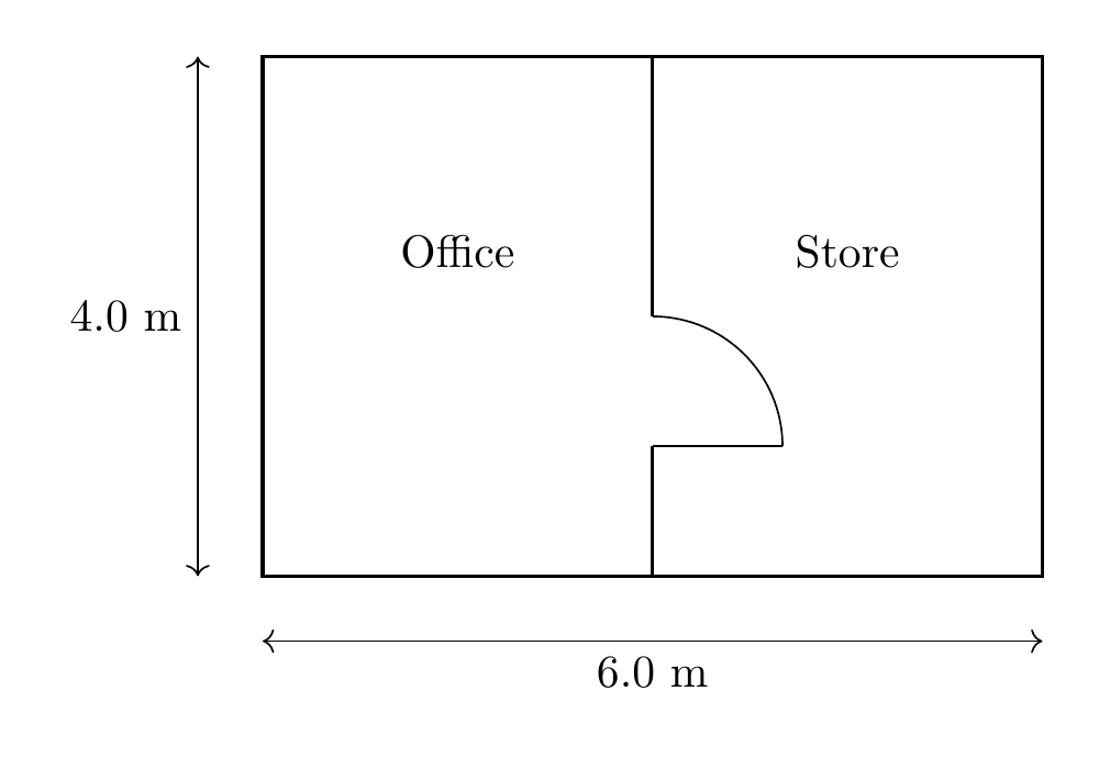 Blueprints — A floor plan retains the doorway and printed dimensions. Source page.